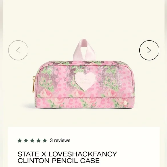 STATE X LOVESHACKFANCY CLINTON PENCIL CASE - Picture 3 of 4